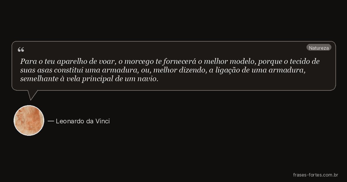 Frase de Leonardo da Vinci