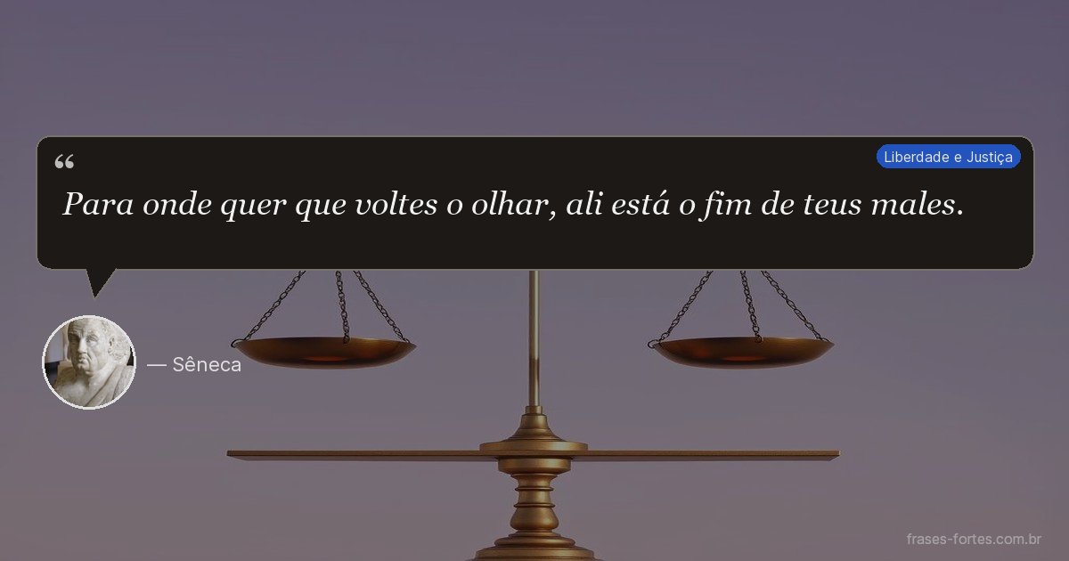 Frase de Sêneca