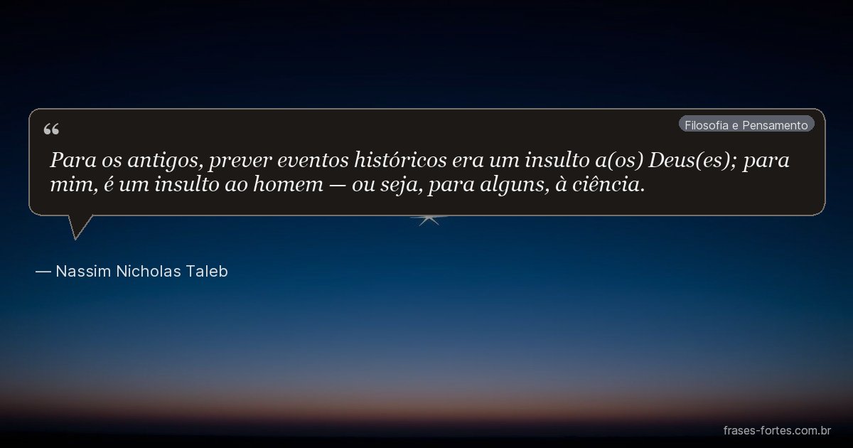 Frase de Nassim Nicholas Taleb