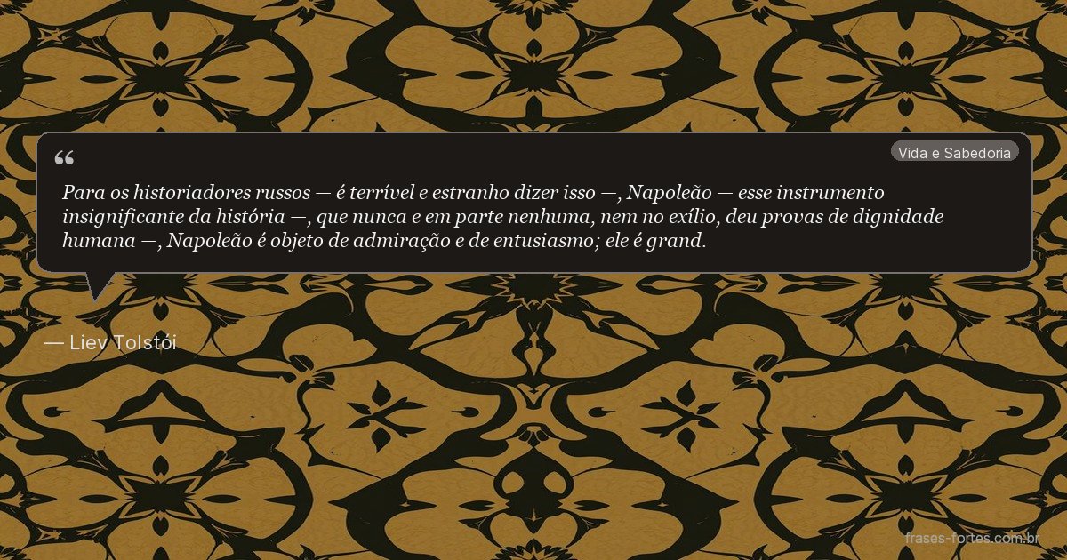 Frase de Liev Tolstói