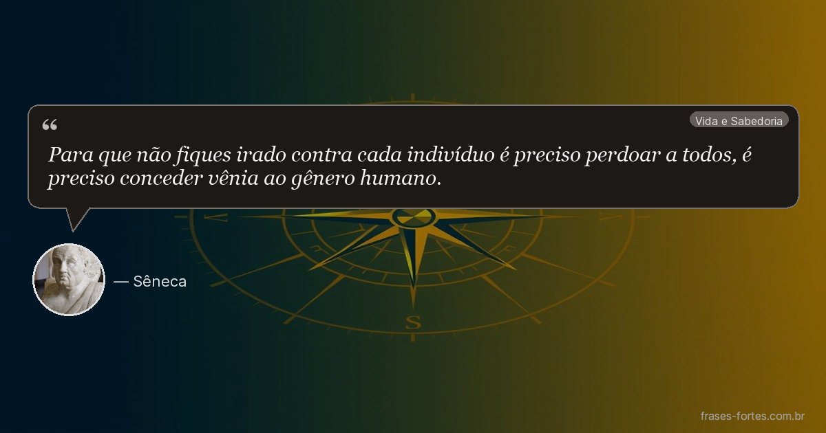 Frase de Sêneca