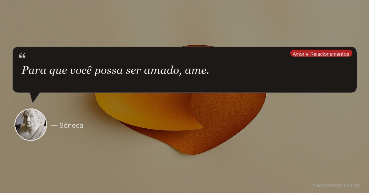 Frase de Sêneca