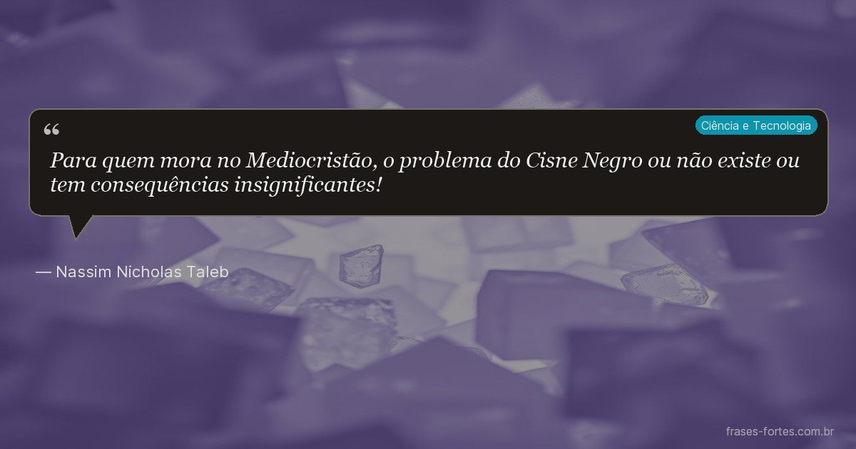 Frase de Nassim Nicholas Taleb