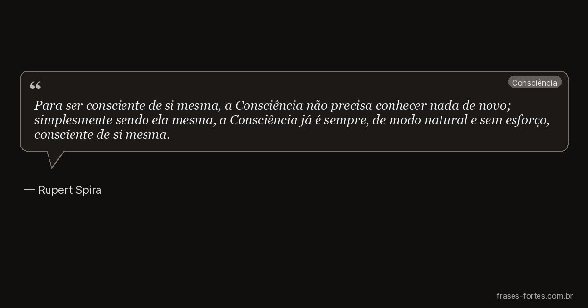 Frase de Rupert Spira