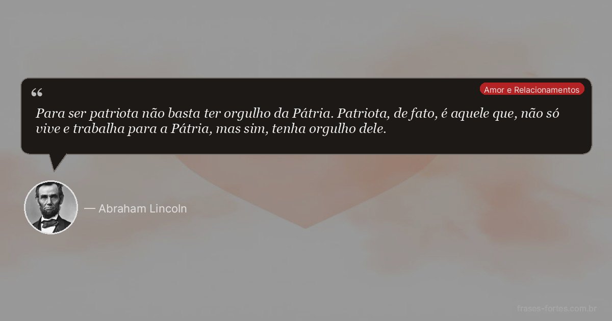 Frase de Abraham Lincoln