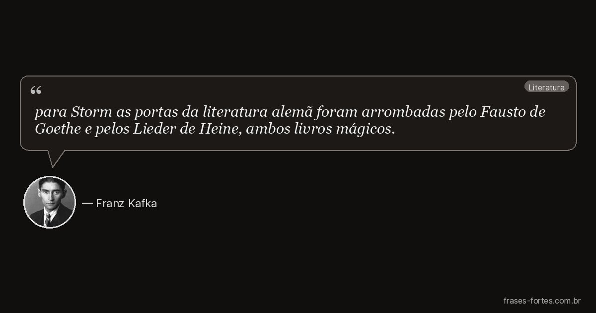 Frase de Franz Kafka