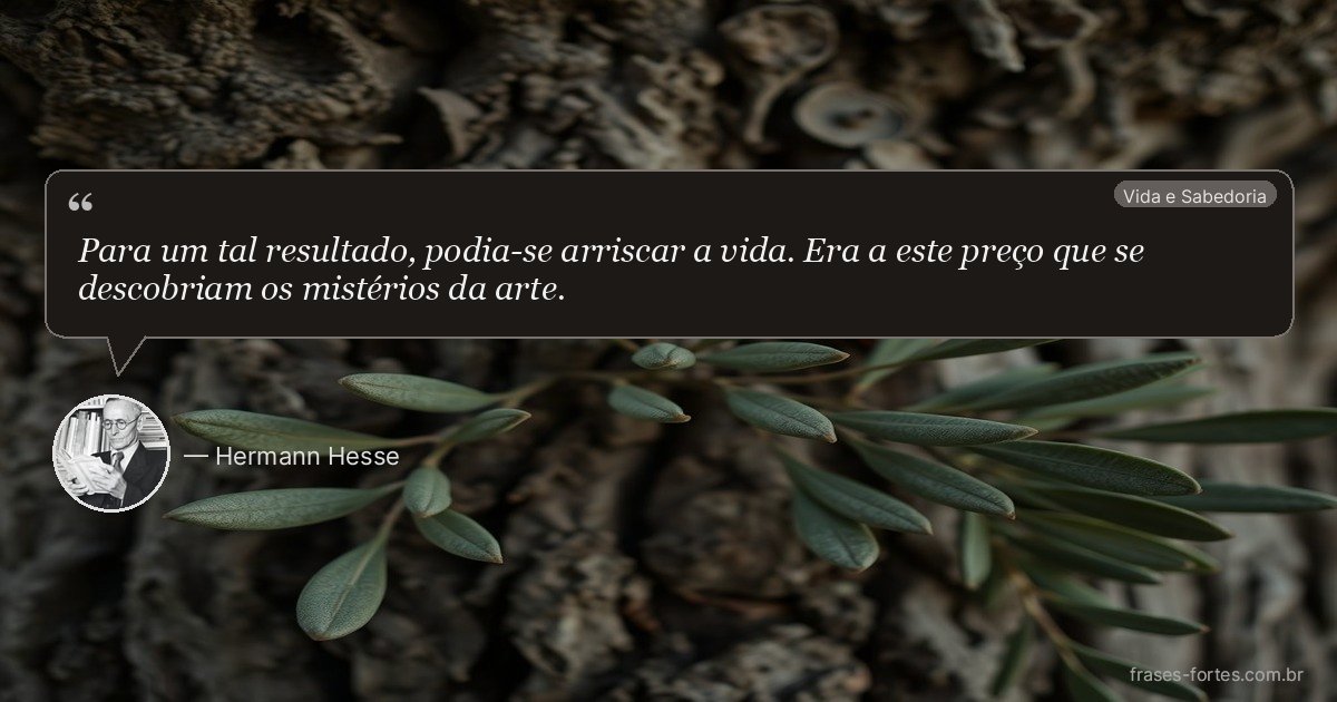 Frase de Hermann Hesse