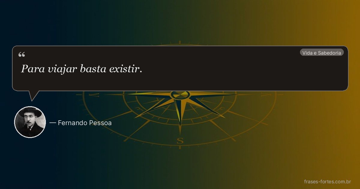Frase de Fernando Pessoa