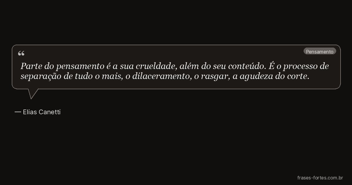 Frase de Elias Canetti