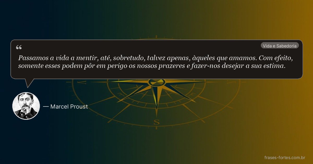 Frase de Marcel Proust