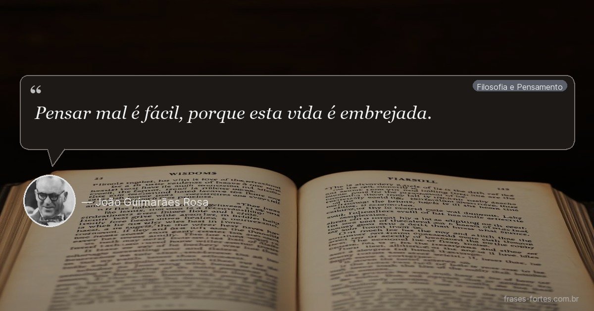 Frase de João Guimarães Rosa
