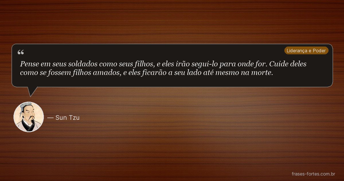 Frase de Sun Tzu