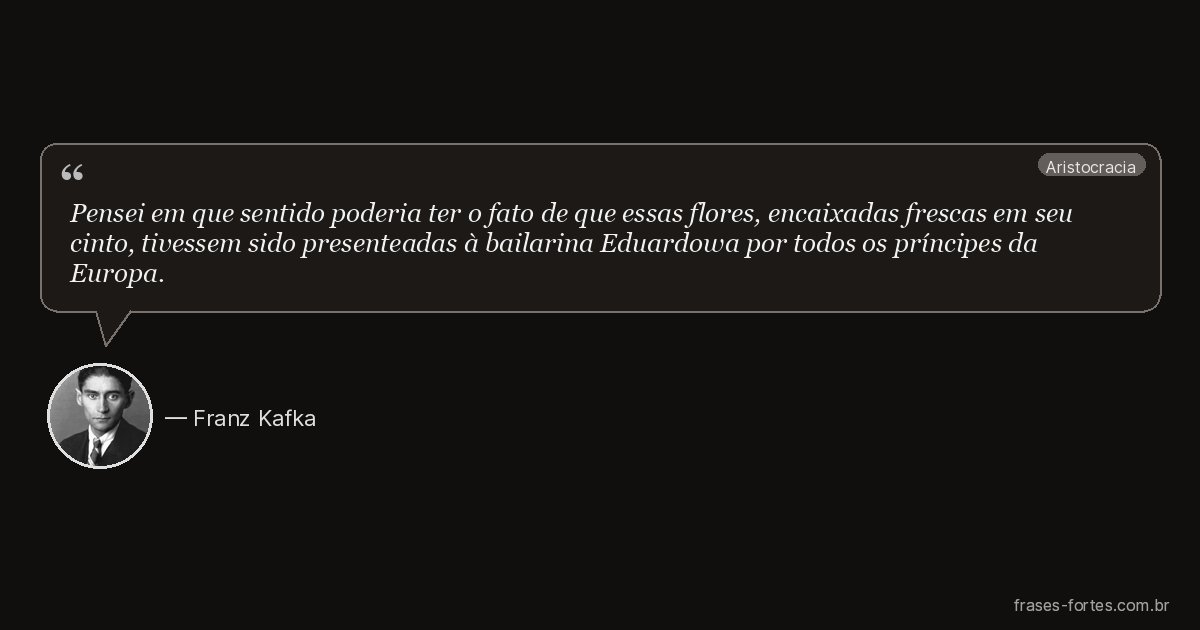Frase de Franz Kafka