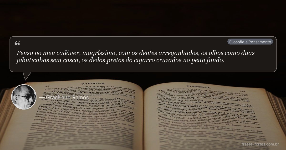 Frase de Graciliano Ramos