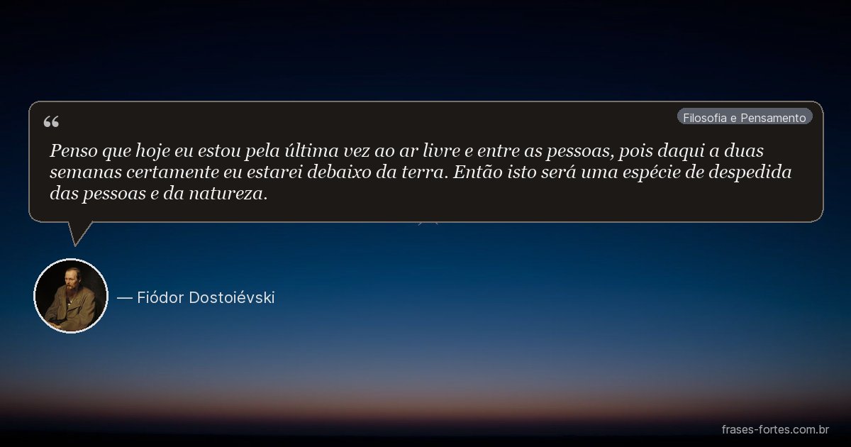 Frase de Fiódor Dostoiévski