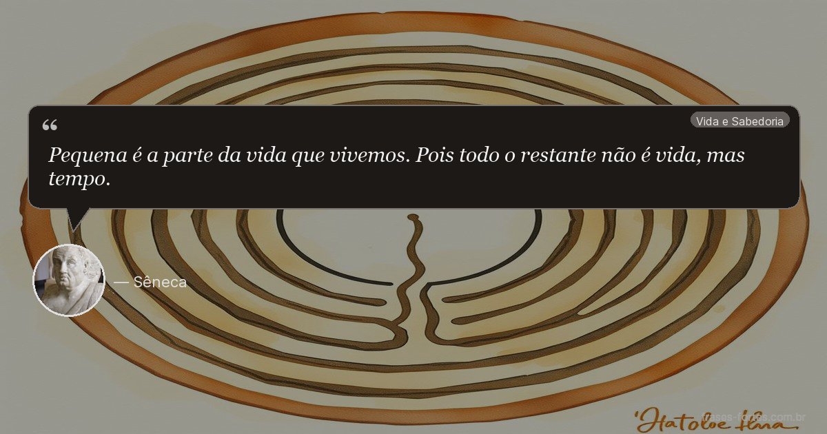 Frase de Sêneca