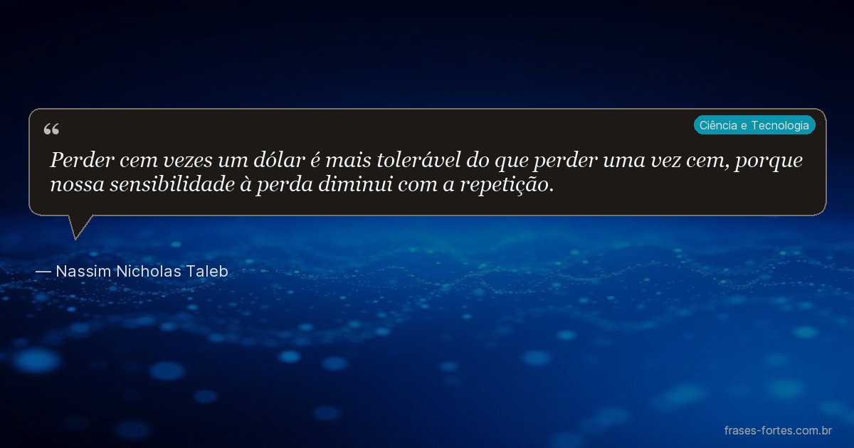 Frase de Nassim Nicholas Taleb