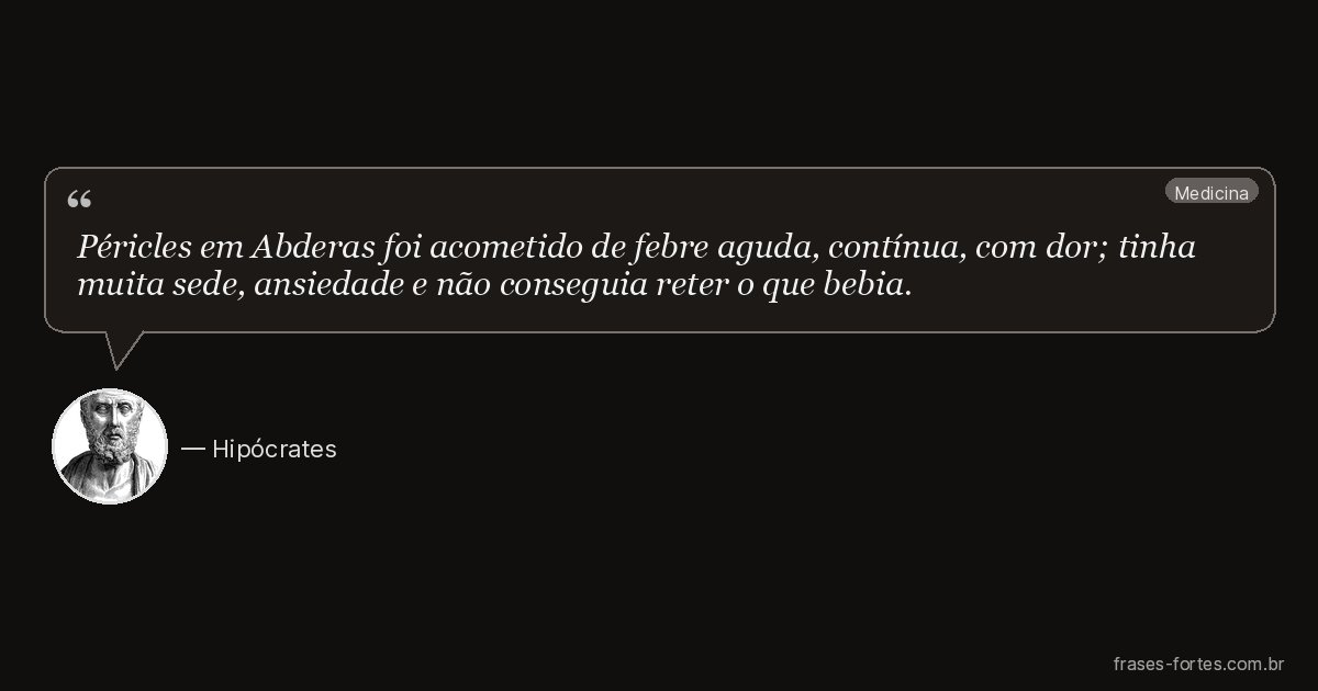 Frase de Hipócrates