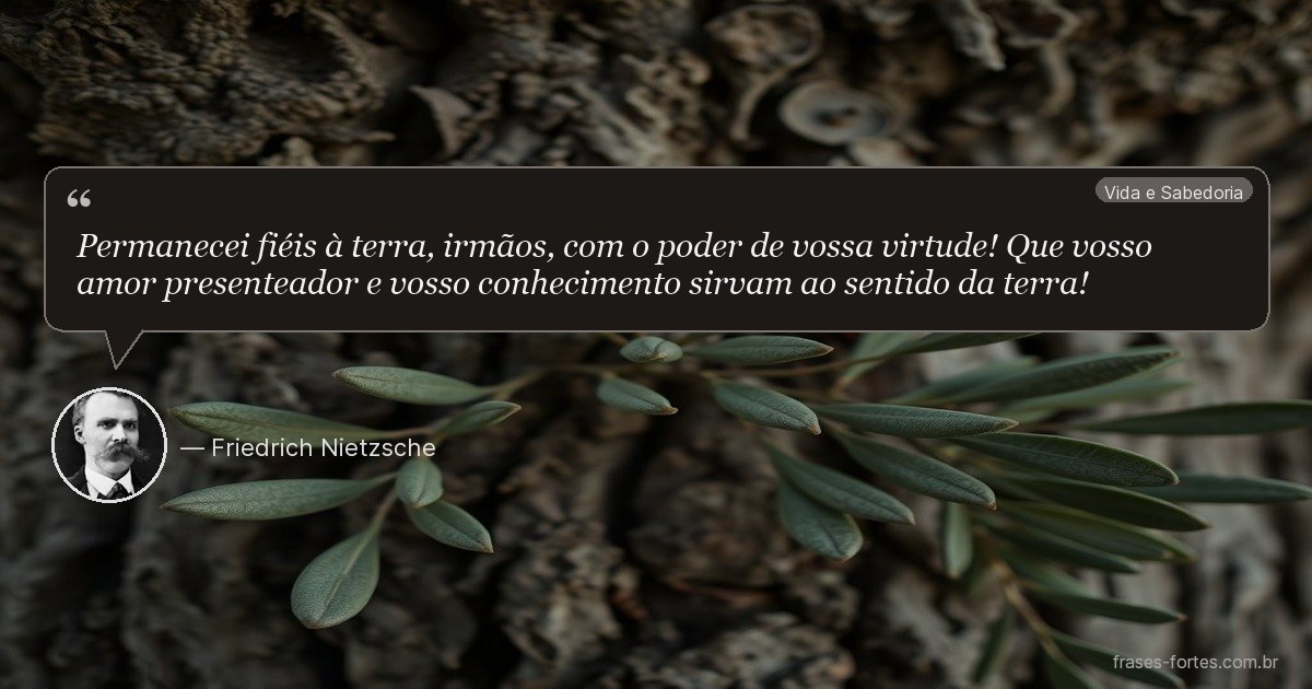 Frase de Friedrich Nietzsche