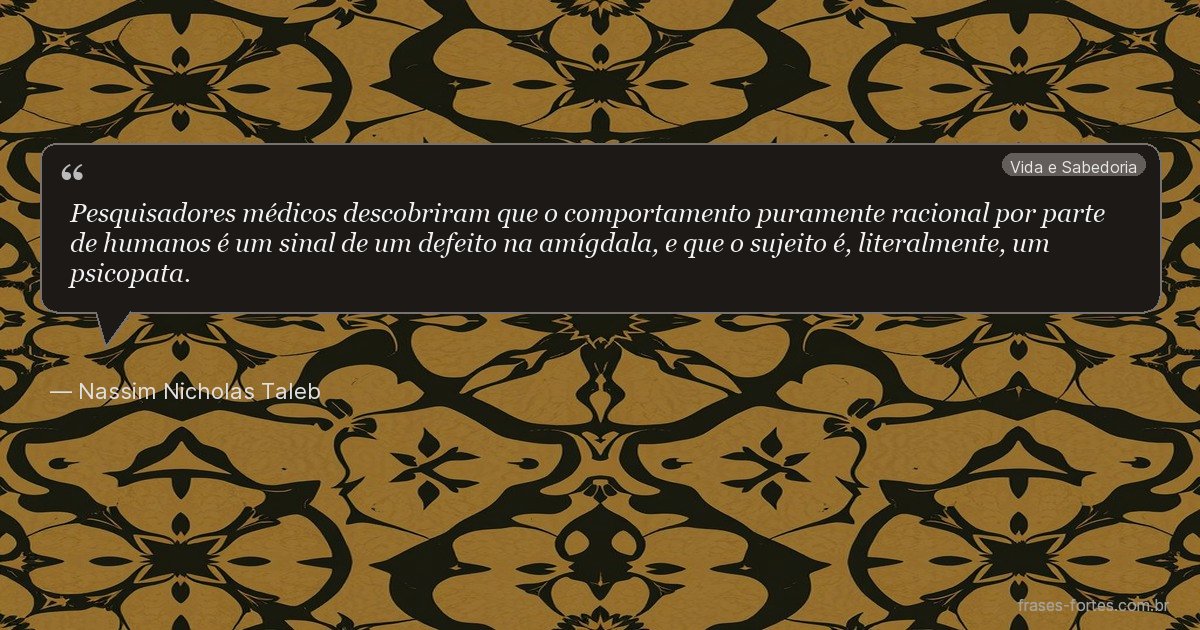 Frase de Nassim Nicholas Taleb