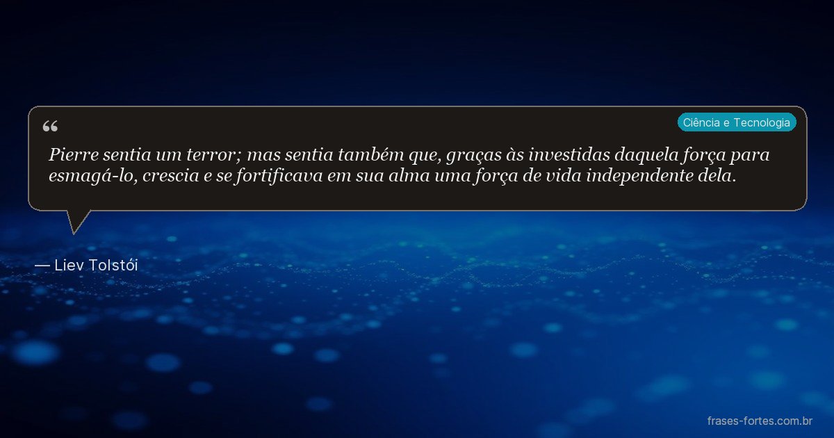 Frase de Liev Tolstói