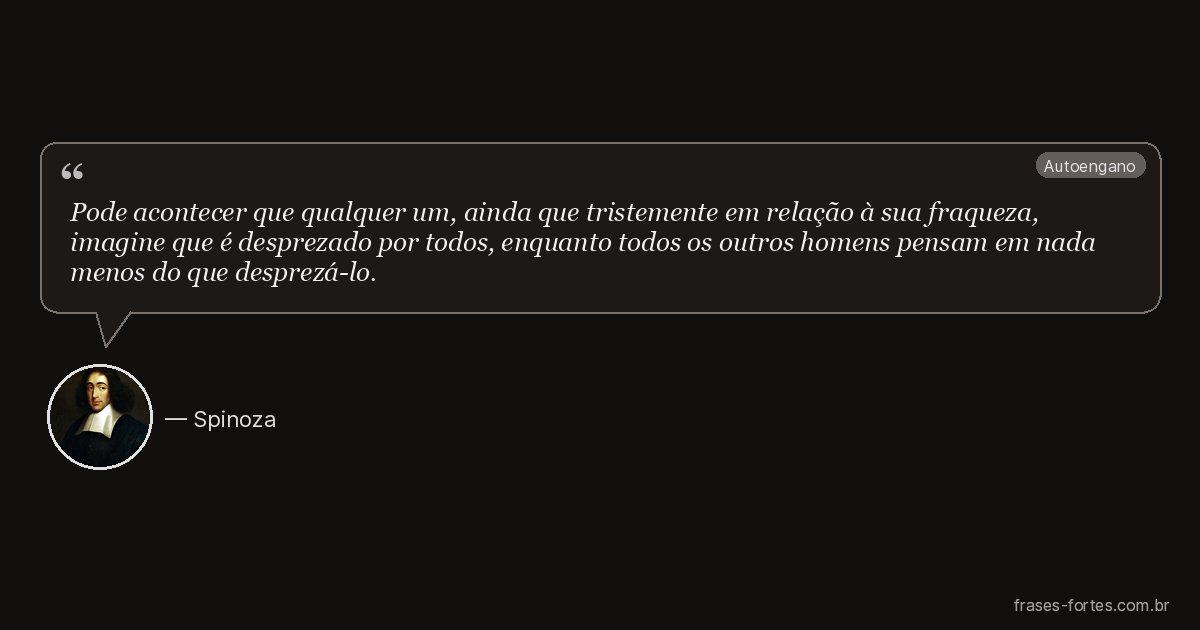 Frase de Spinoza