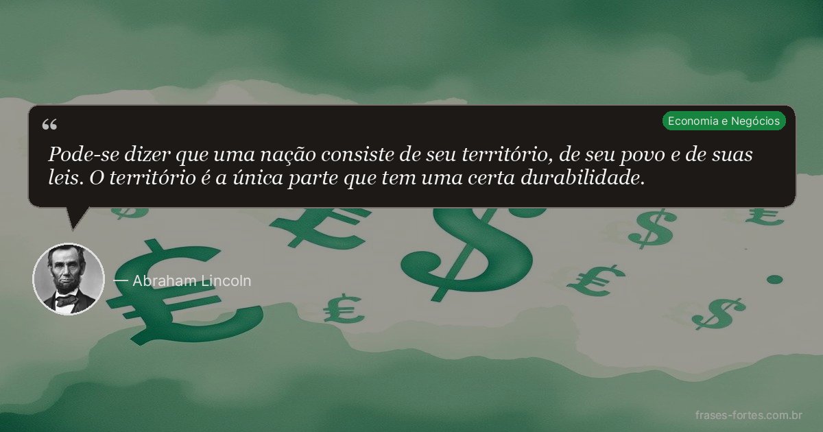 Frase de Abraham Lincoln
