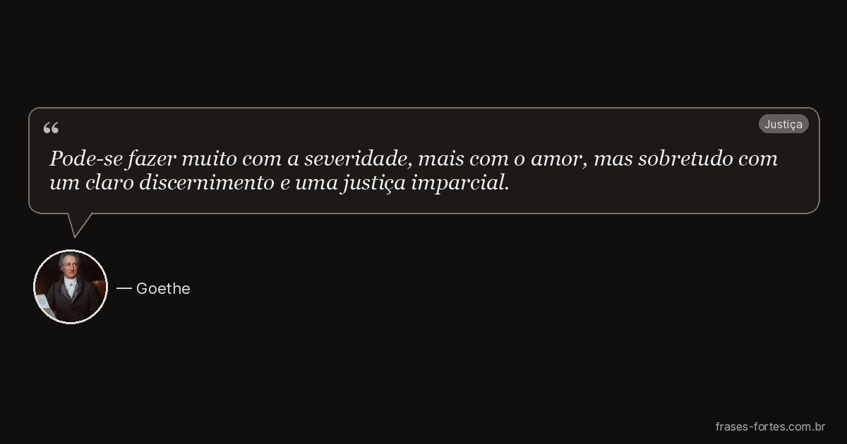 Frase de Goethe