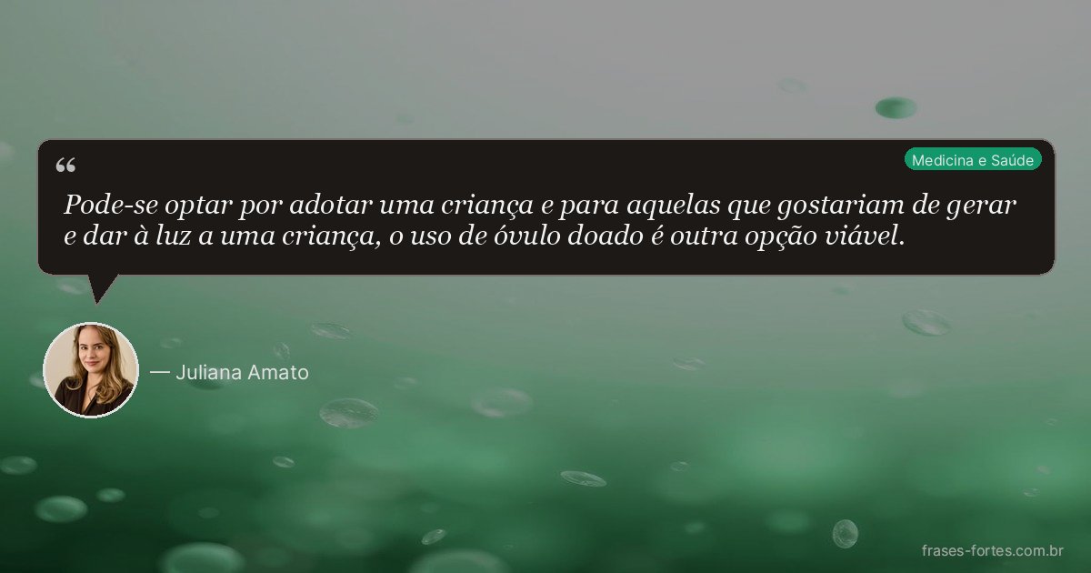 Frase de Juliana Amato