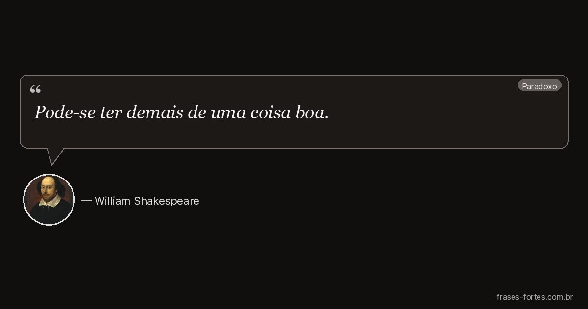 Frase de William Shakespeare
