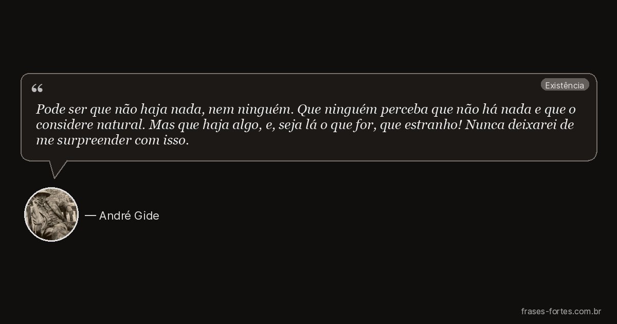 Frase de André Gide