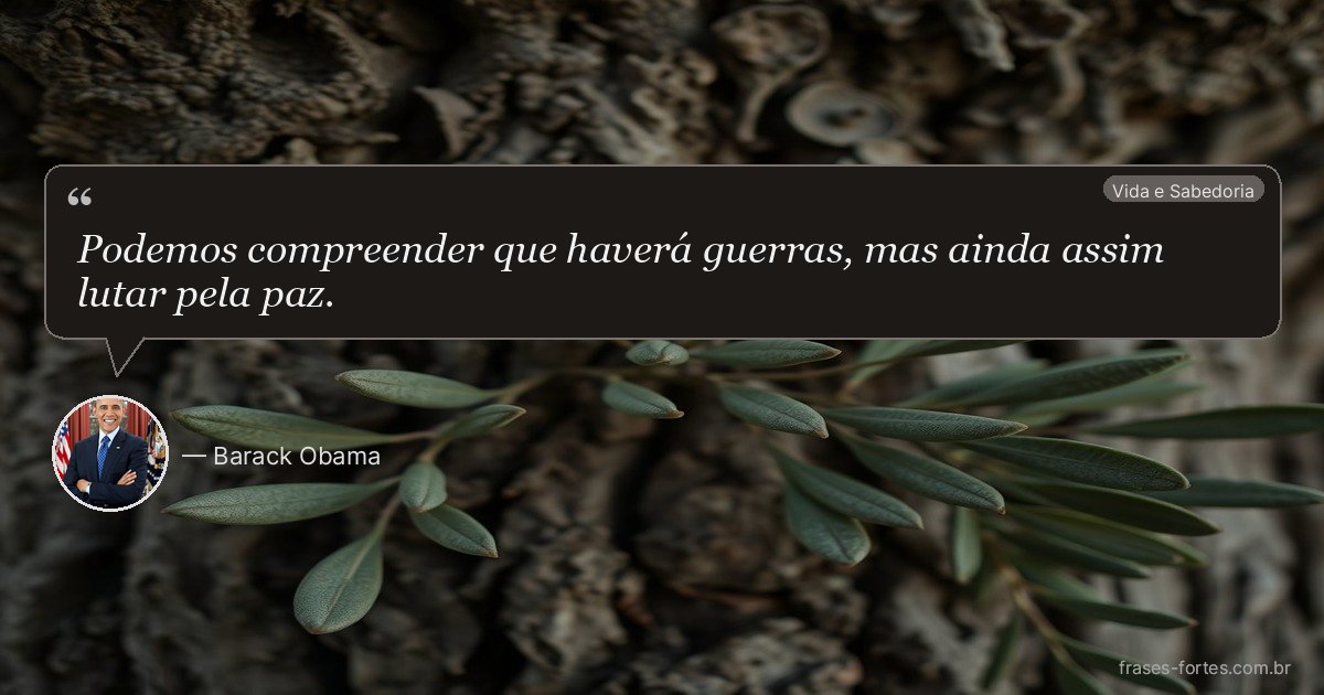 Frase de Barack Obama