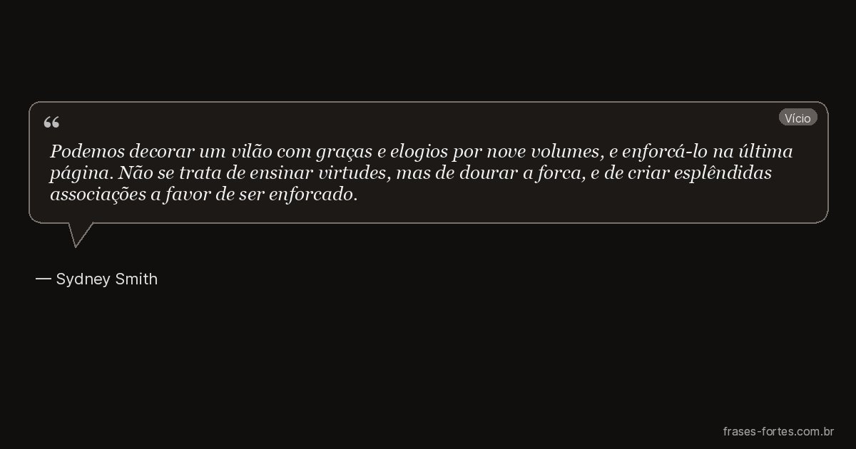 Frase de Sydney Smith