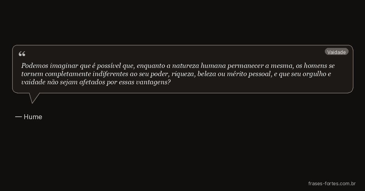 Frase de Hume