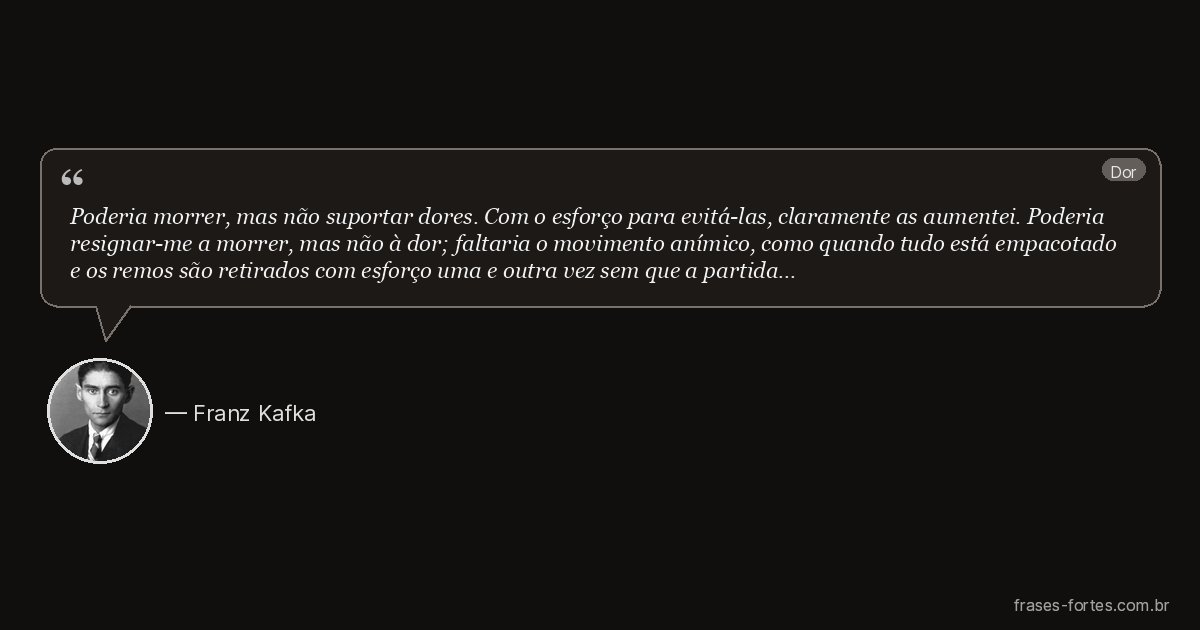 Frase de Franz Kafka
