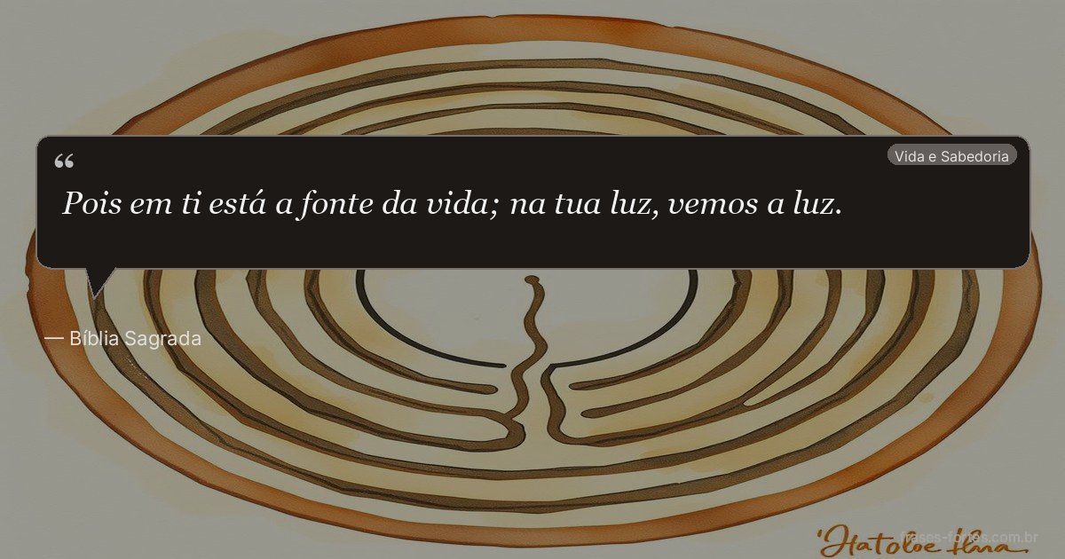 Frase de Bíblia Sagrada