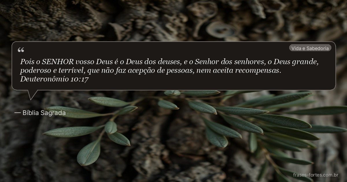 Frase de Bíblia Sagrada