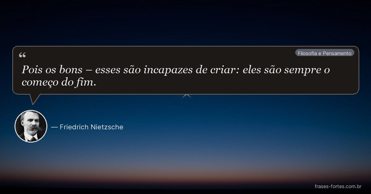 Frase de Friedrich Nietzsche