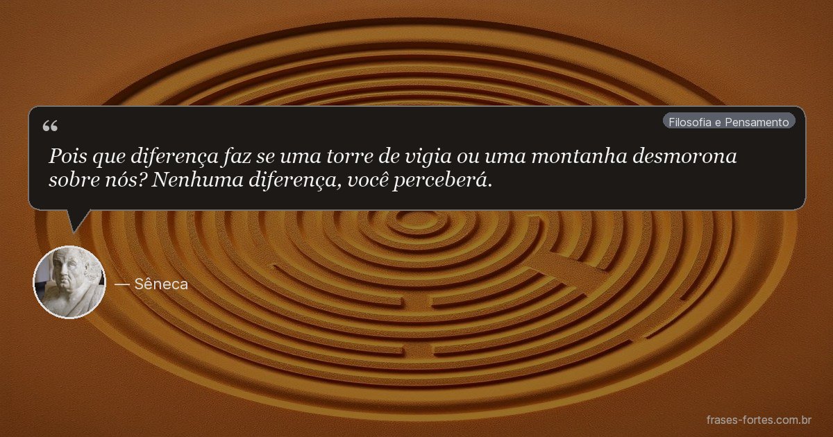 Frase de Sêneca