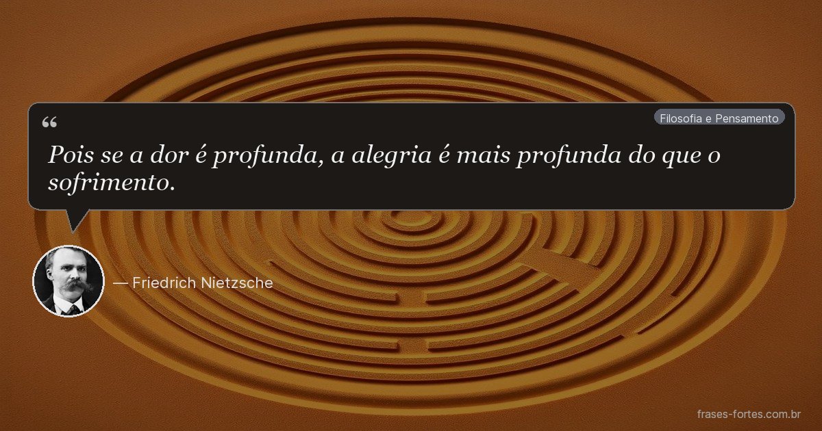 Frase de Friedrich Nietzsche