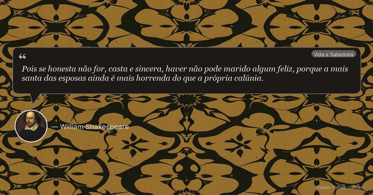 Frase de William Shakespeare