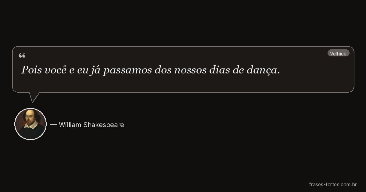Frase de William Shakespeare