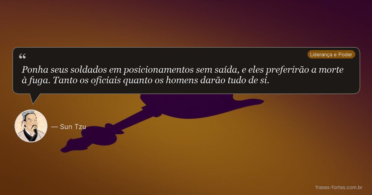 Frase de Sun Tzu