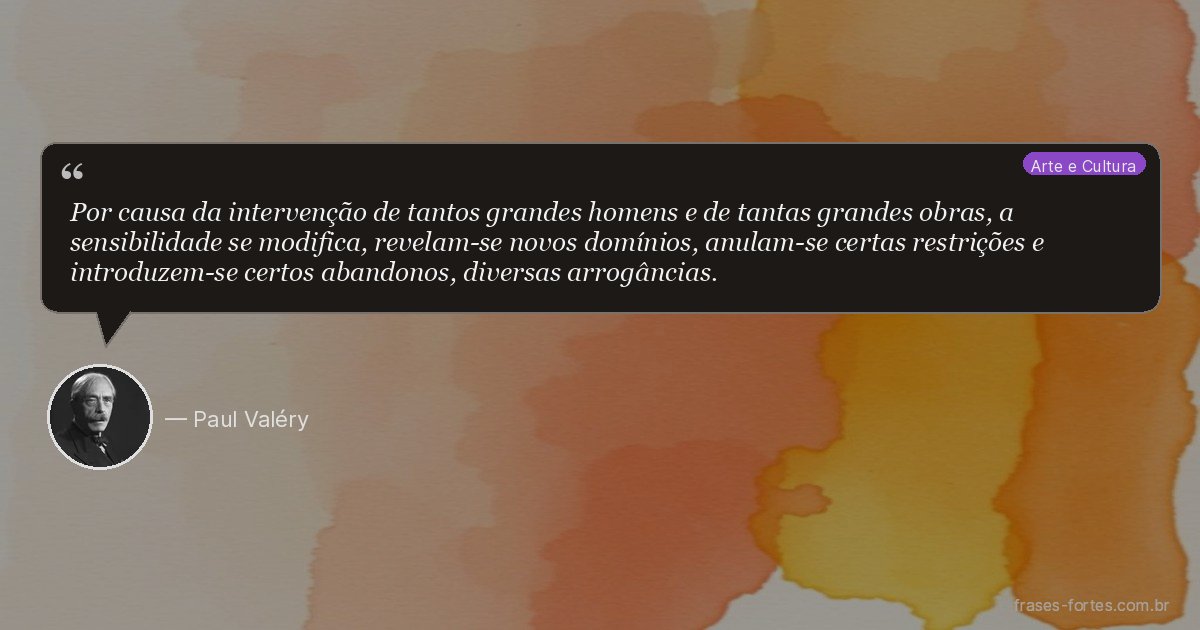 Frase de Paul Valéry
