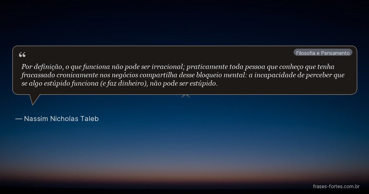 Frase de Nassim Nicholas Taleb