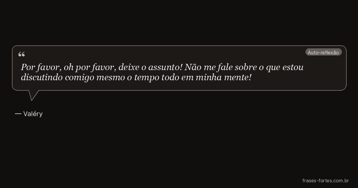 Frase de Valéry
