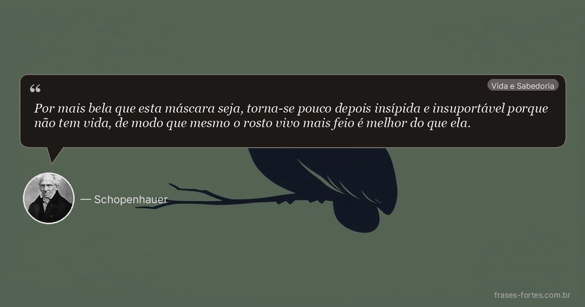 Frase de Schopenhauer