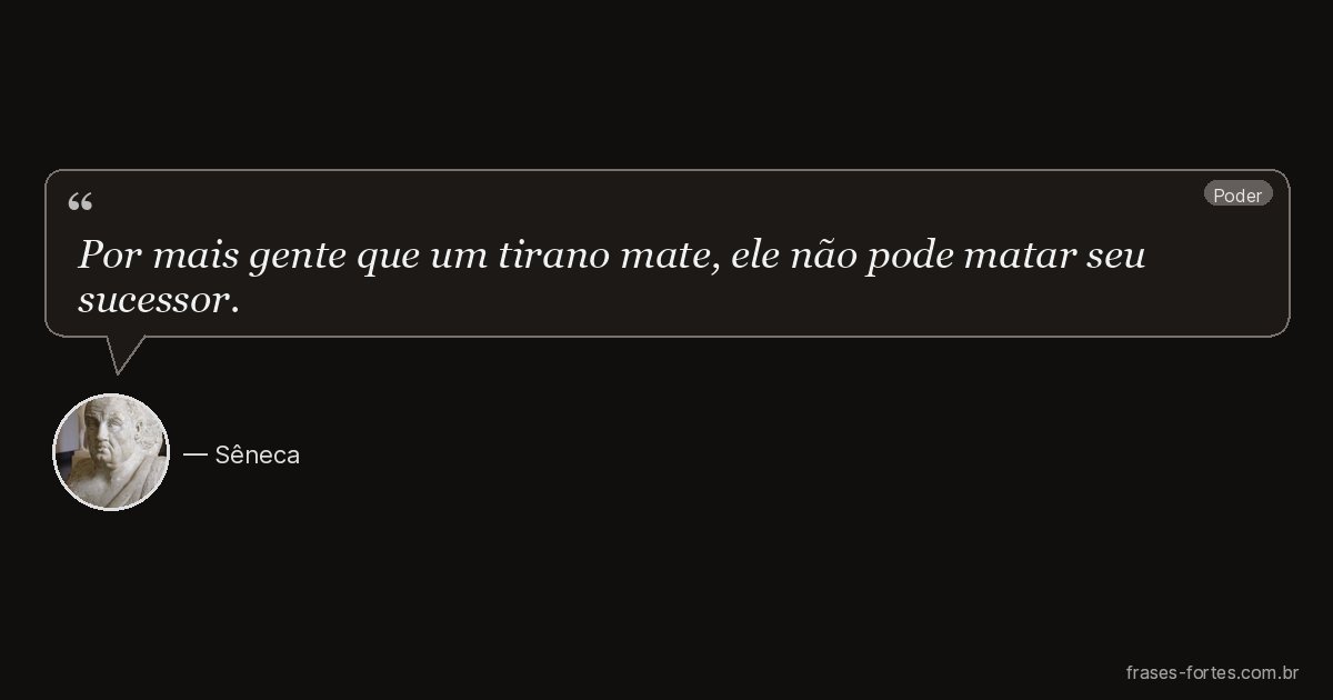 Frase de Sêneca