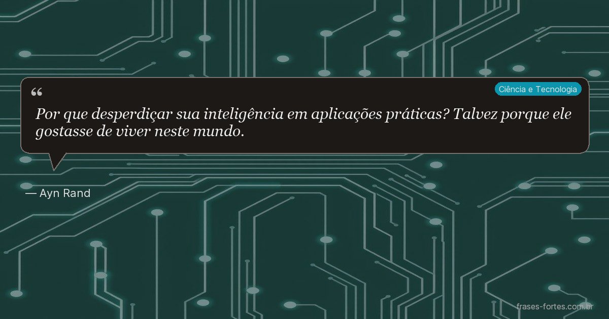 Frase de Ayn Rand
