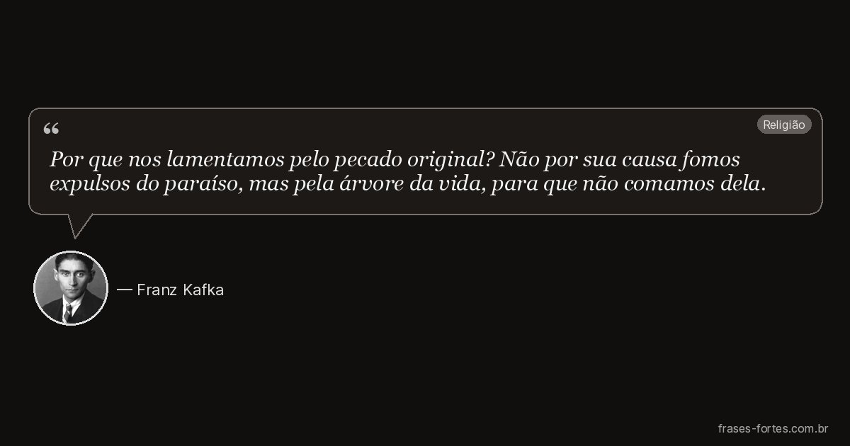 Frase de Franz Kafka